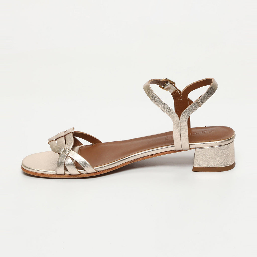 Apolina - Sandalias de tacón Samiya - Dorado