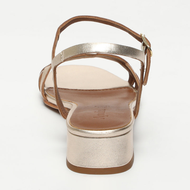 Apolina - Sandales A Talon Samiya - Doré