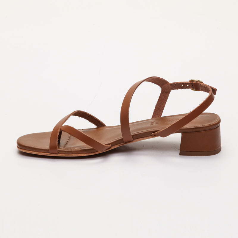 Apolina - Sandalias Tacón Serena - Marrón