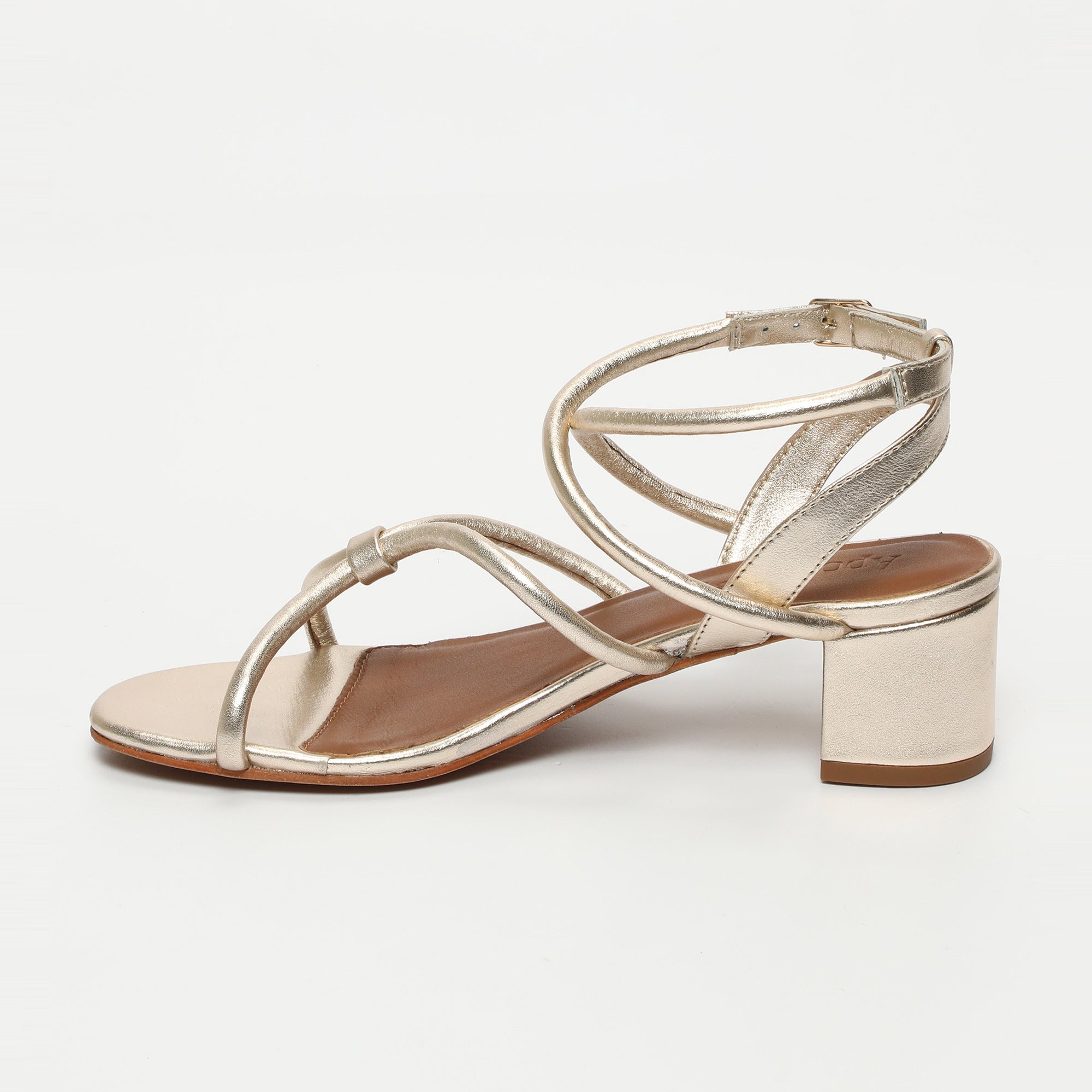 Apolina - Samara Heeled Sandals - Gold