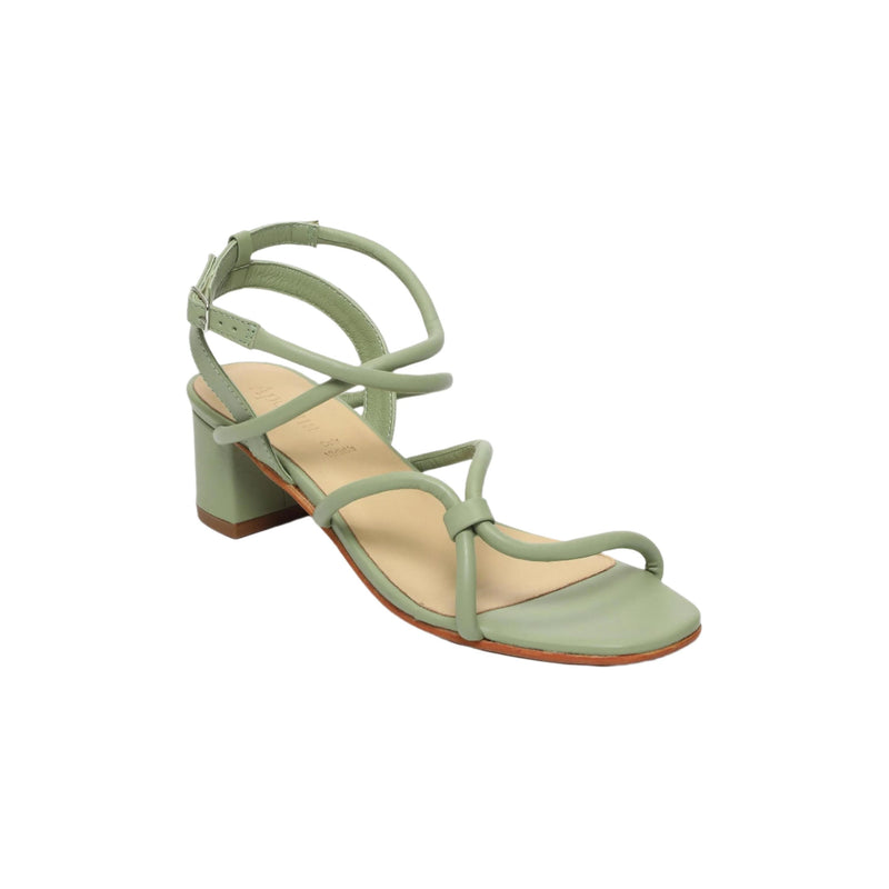 Samara Heeled Sandals - Green