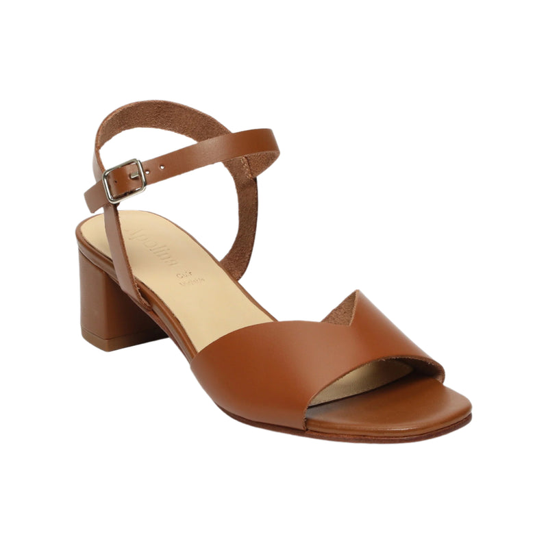 Apolina - Sandalias Tacón Sasha - Marrón