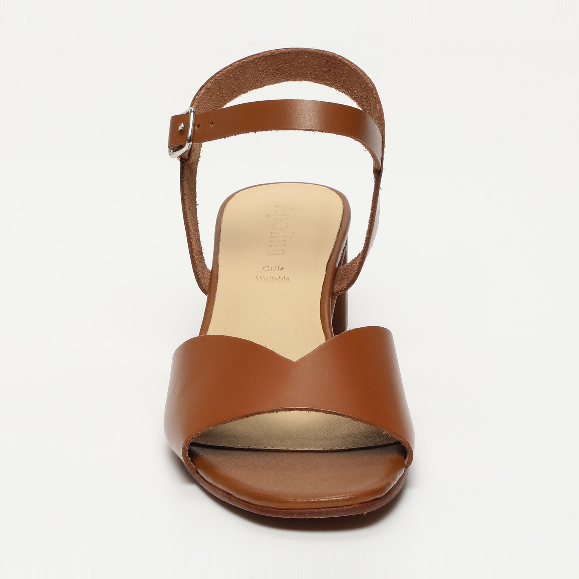 Apolina - Sandales A Talon Sasha - Marron