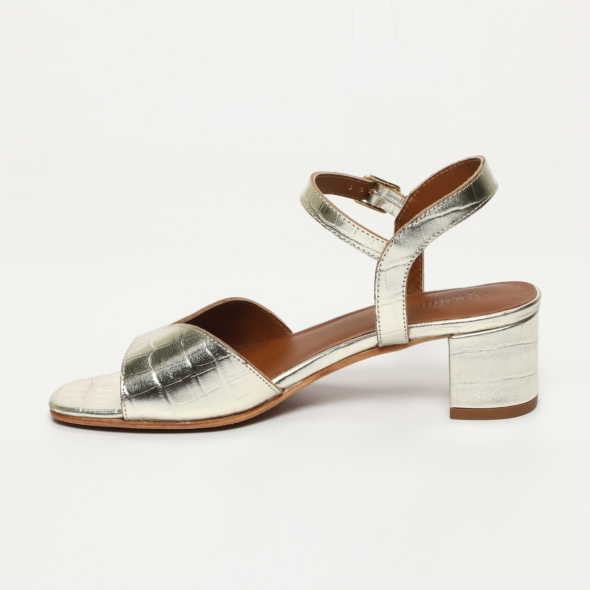 Apolina - Sandalias de tacón Sasha - Dorado