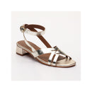 Sandales À Talons - Salem - Light Gold Croco