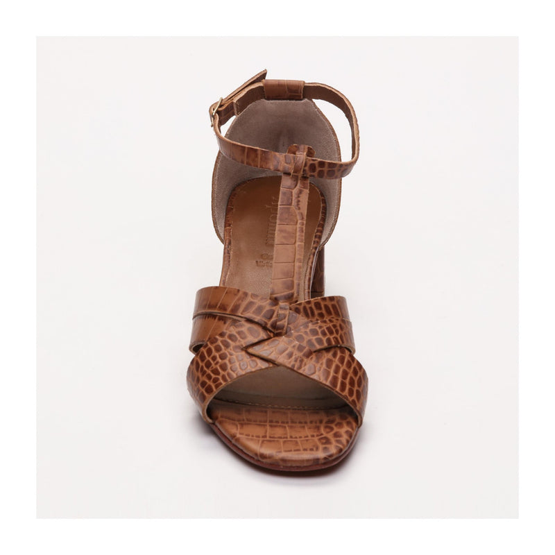 Molly Heeled Sandals - Brown