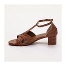 Molly Heeled Sandals - Brown
