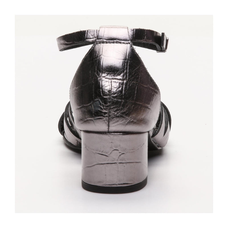Molly Heeled Sandals - Gray