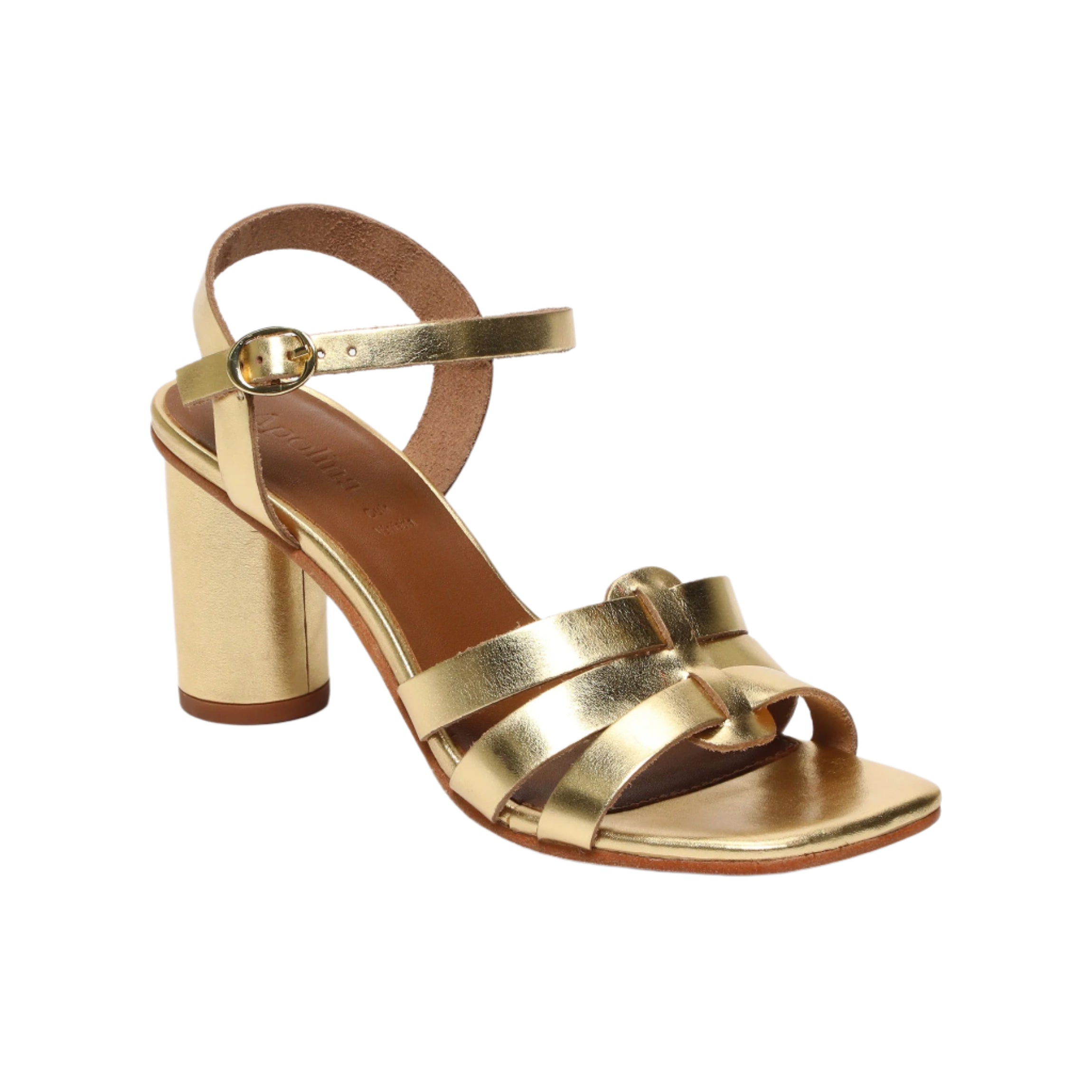 Apolina - Sandalias de tacón Malia - Dorado