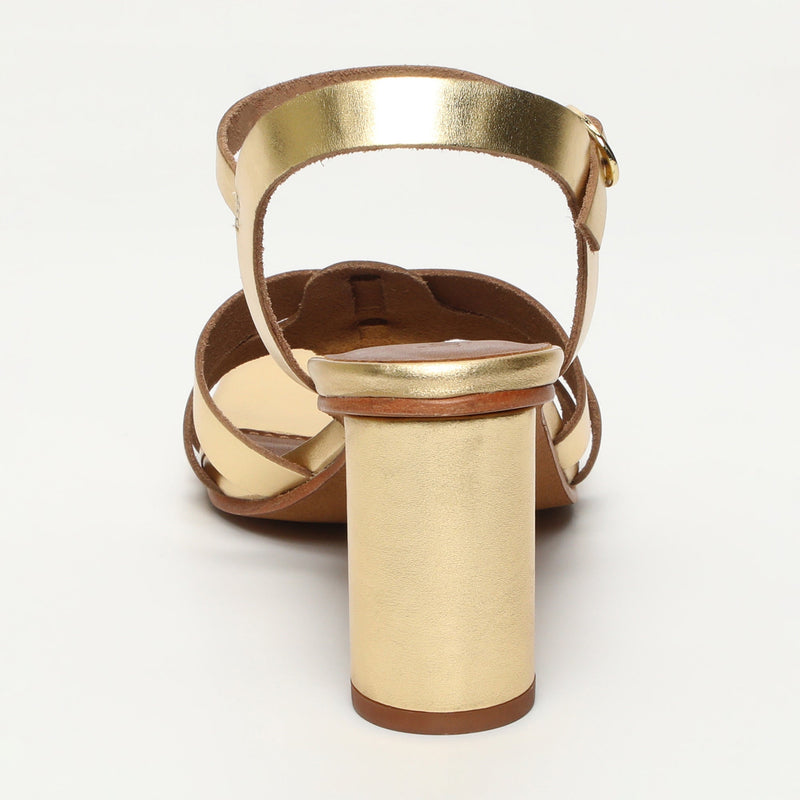 Apolina - Malia Heeled Sandals - Gold