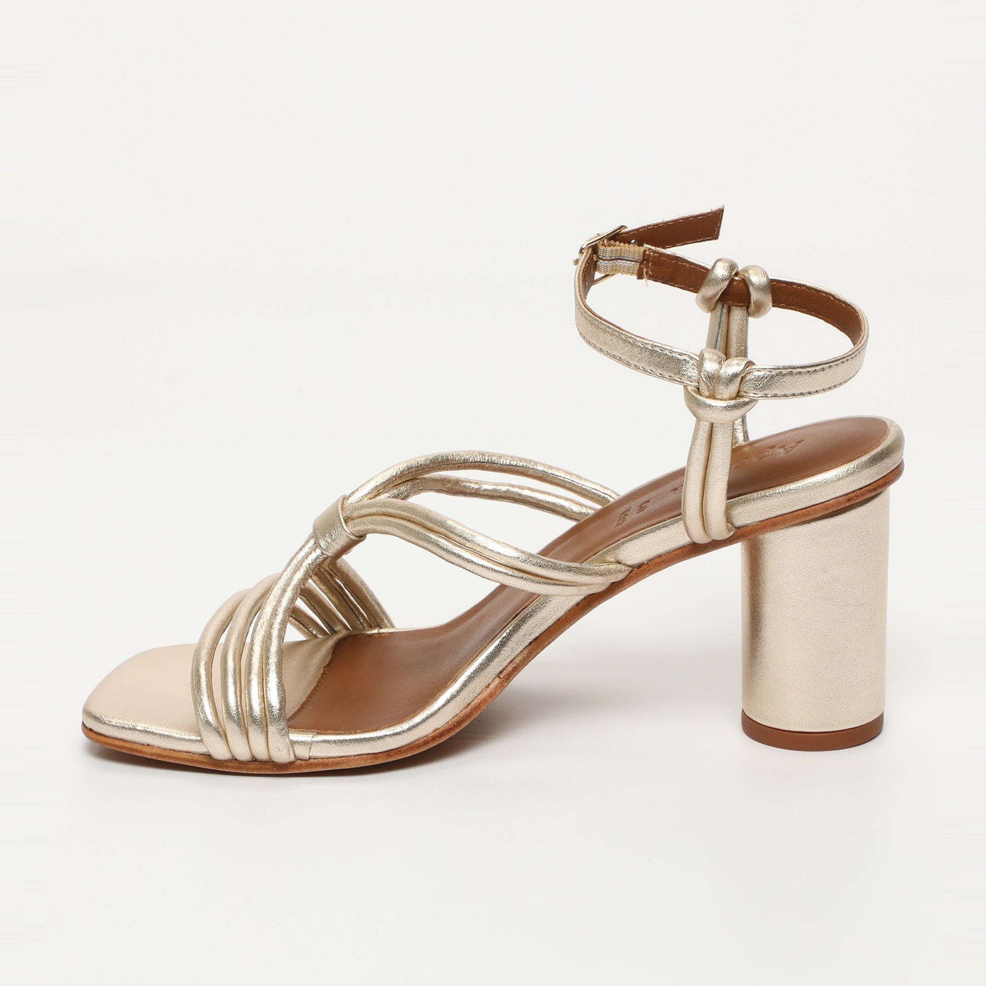 Apolina - Melissa Heeled Sandals - Gold