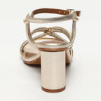 Apolina - Melissa Heeled Sandals - Gold
