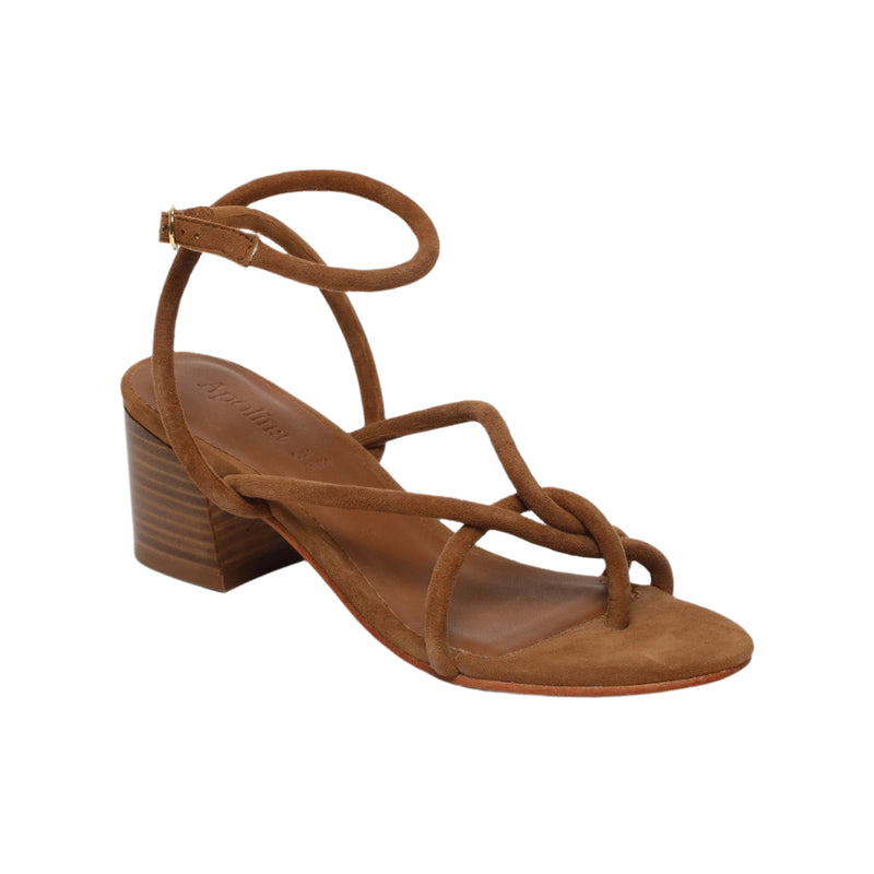Apolina - Sandales A Talon Mina - Marron