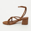 Apolina - Sandales A Talon Mina - Marron