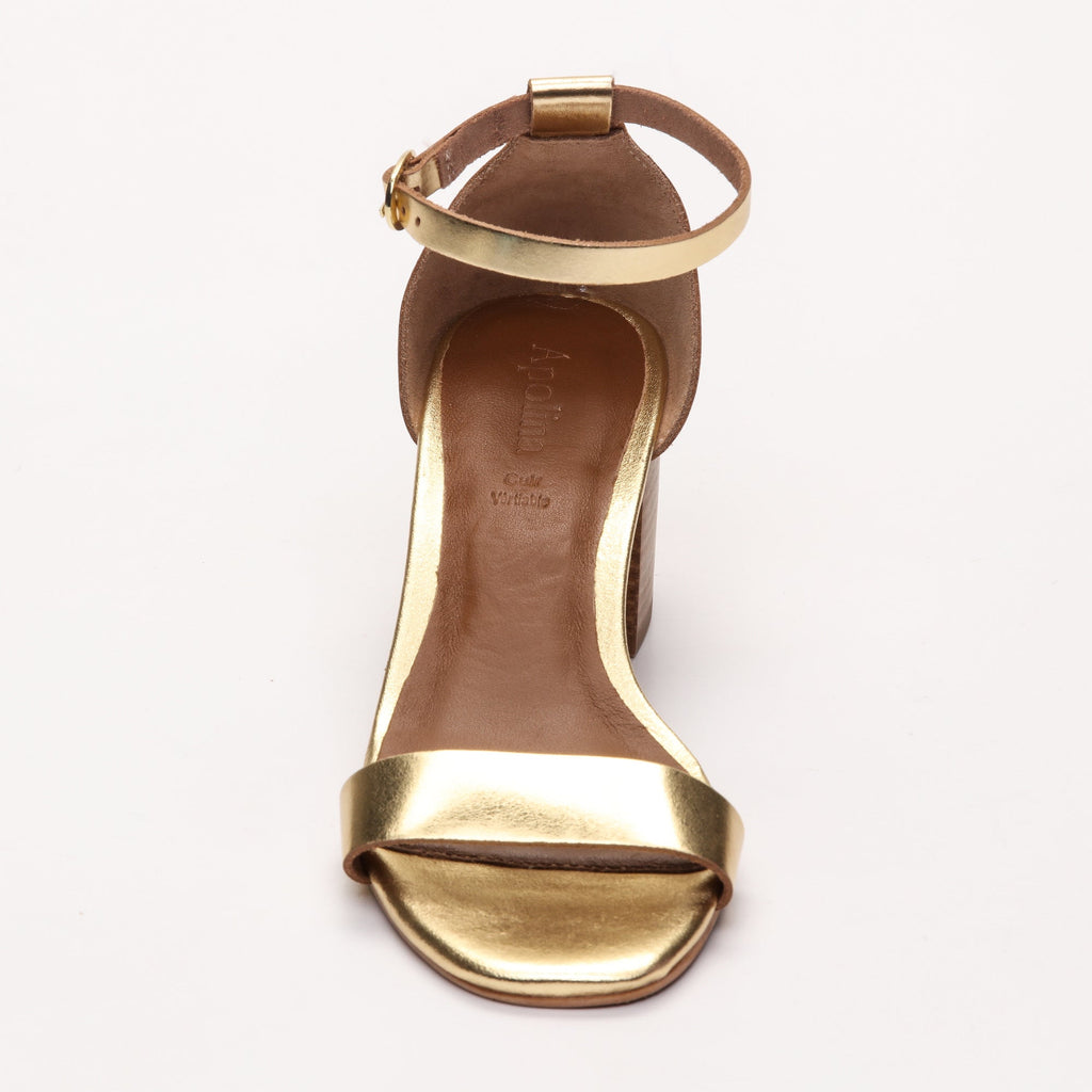 Apolina - Sandalias de tacón Lyria - Dorado