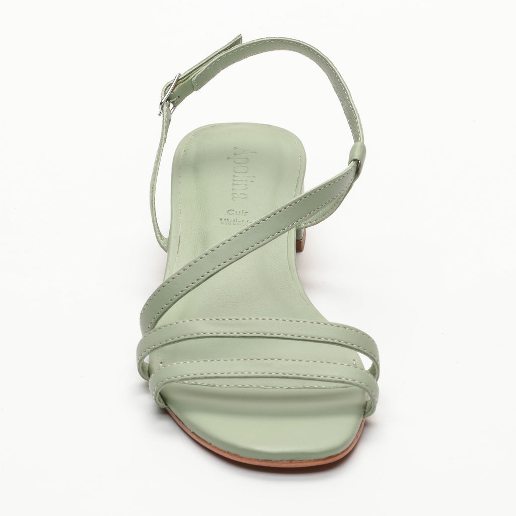 Apolina - Mirabel Heeled Sandals - Green