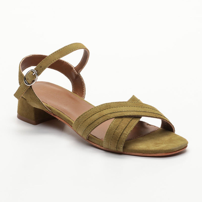 Apolina - Sandalias de tacón Claire - Verde
