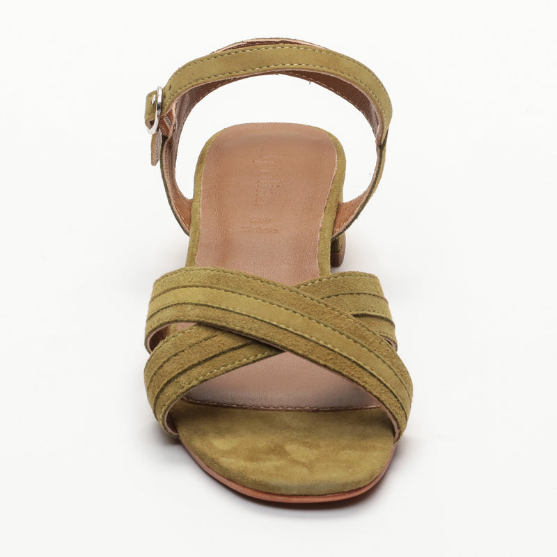 Apolina - Sandalias de tacón Claire - Verde