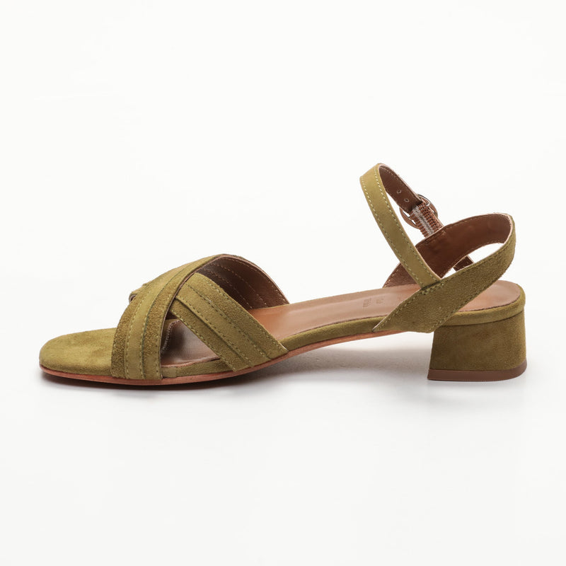 Apolina - Sandalias de tacón Claire - Verde