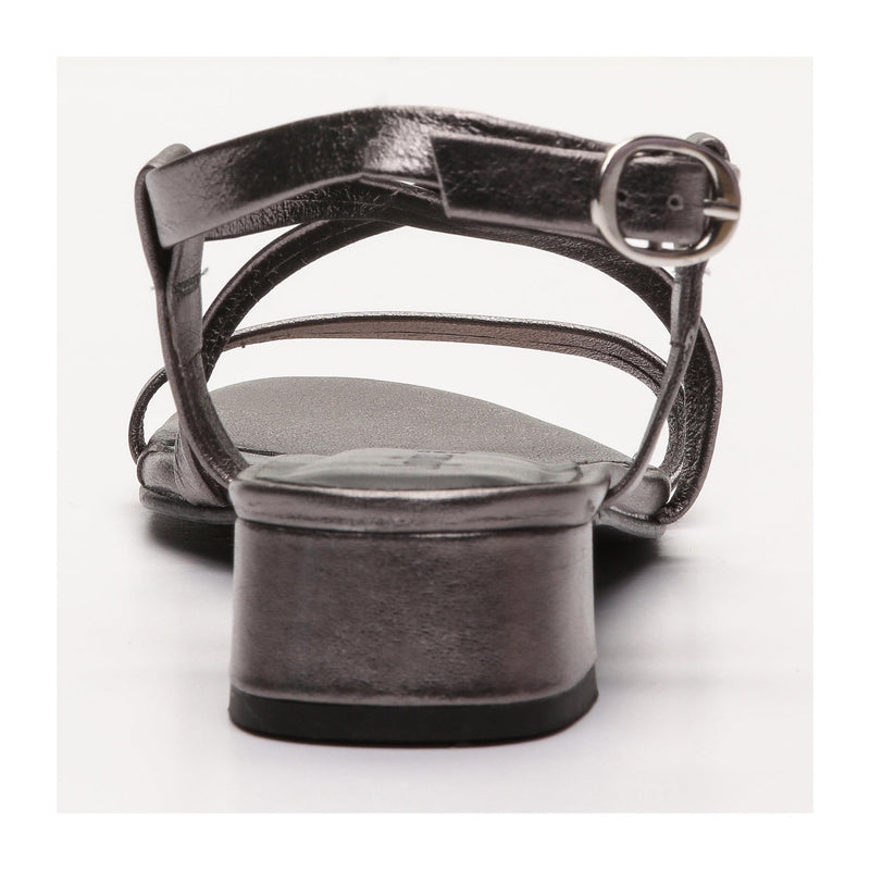 Justine Heeled Sandals - Gray