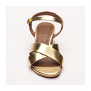 Fanny Heeled Sandals - Gold