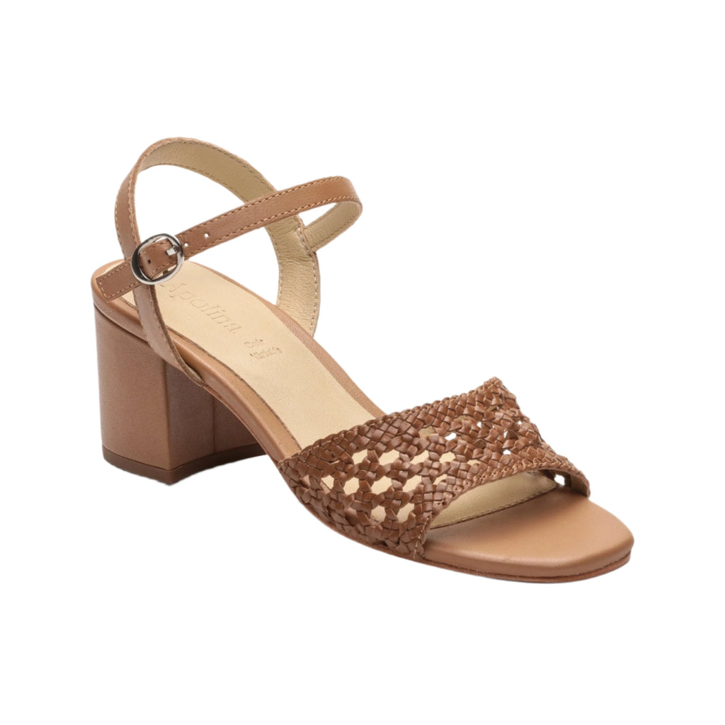 Apolina - Sandalias de tacón Romane - Marrón