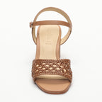 Apolina - Sandalias de tacón Romane - Marrón