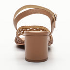 Apolina - Sandalias de tacón Romane - Marrón