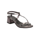 Gloria Heeled Sandals - Gray
