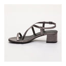 Gloria Heeled Sandals - Gray