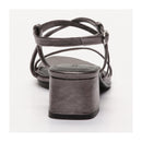 Gloria Heeled Sandals - Gray