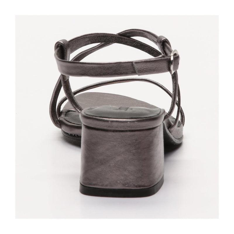 Gloria Heeled Sandals - Gray