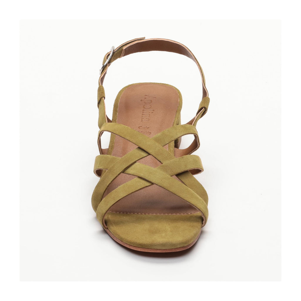 Sandalias De Tacón Doris - Verde