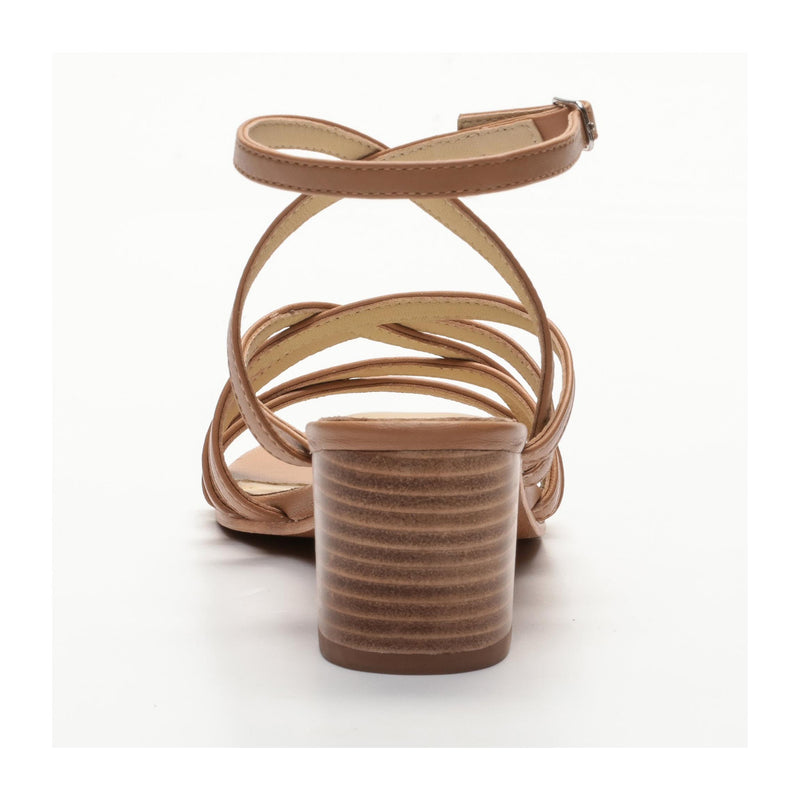 Carra Heeled Sandals - Brown
