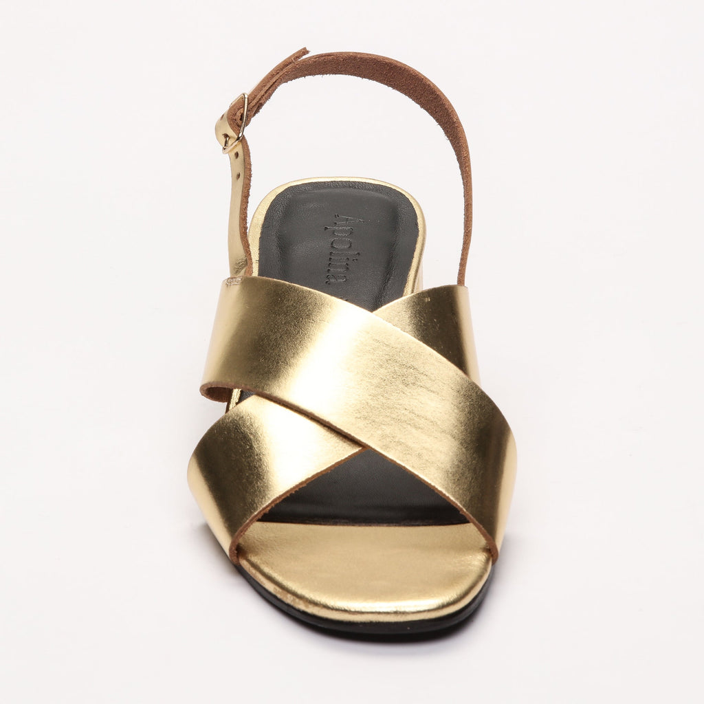 Apolina - Sandalias de tacón Lorel - Dorado