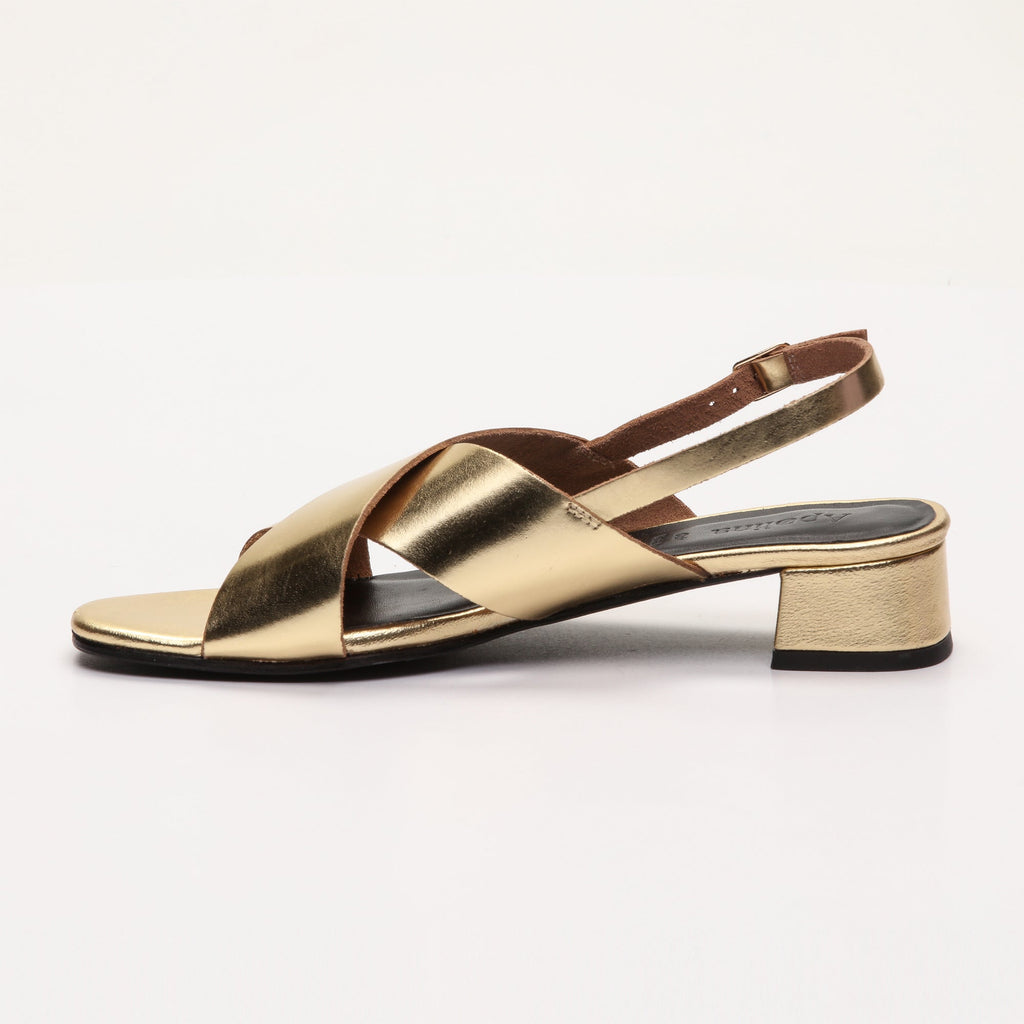 Apolina - Sandalias de tacón Lorel - Dorado