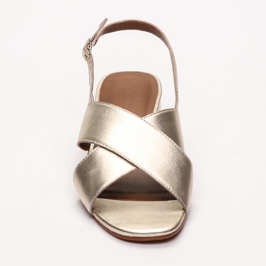 Apolina - Sandalias de tacón Lorel - Dorado