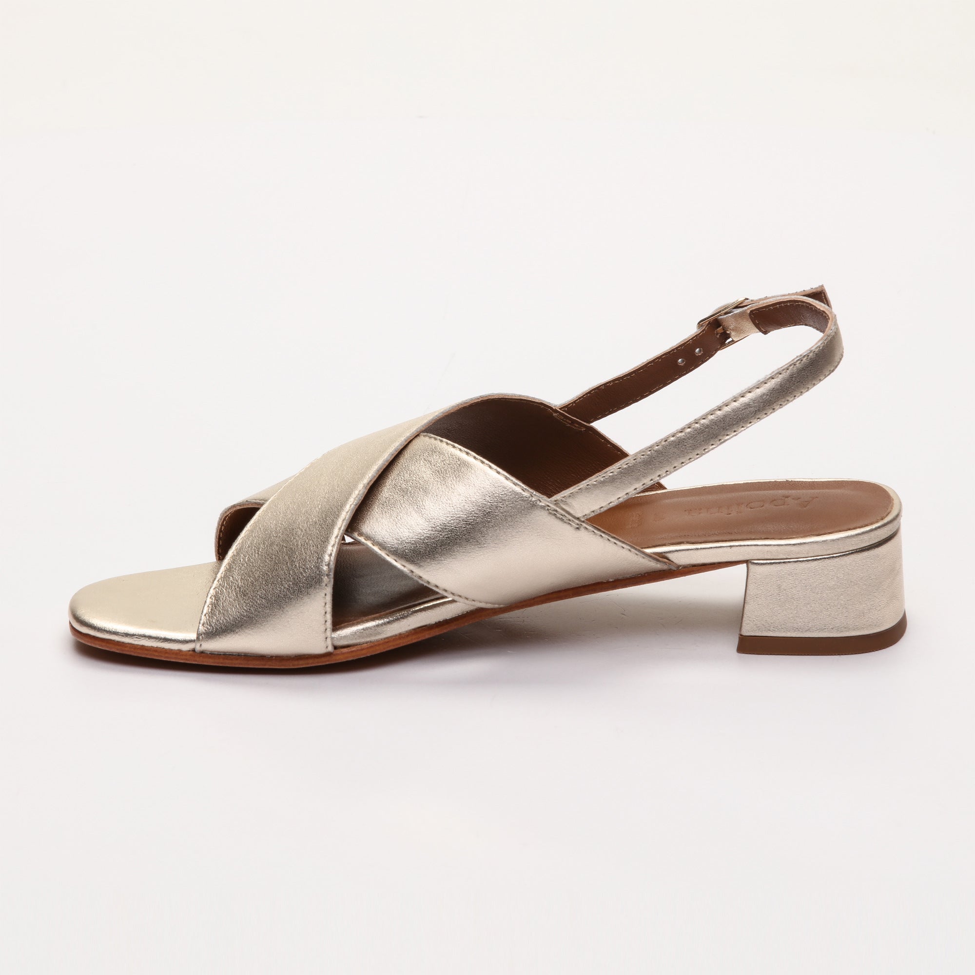 Apolina - Sandalias de tacón Lorel - Dorado