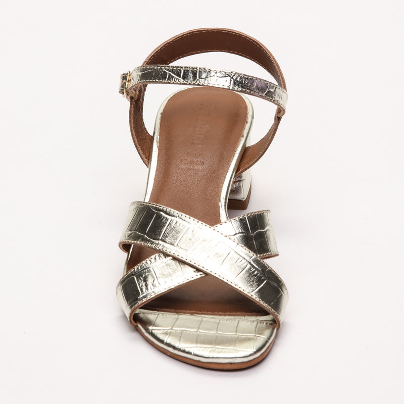 Apolina - Sandales A Talon Evy - Doré