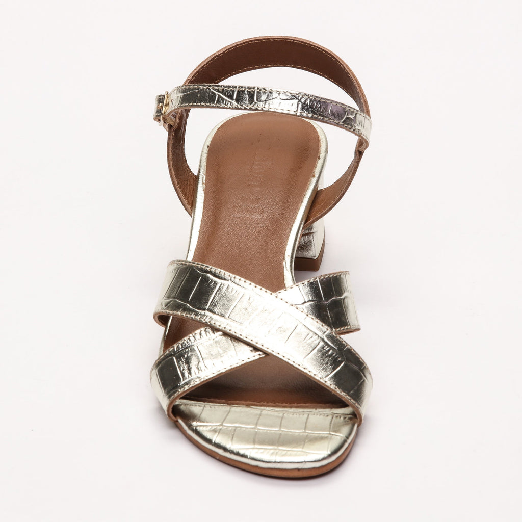 Apolina - Evy Heeled Sandals - Gold