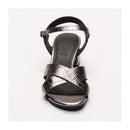 Evy Heeled Sandals - Gray