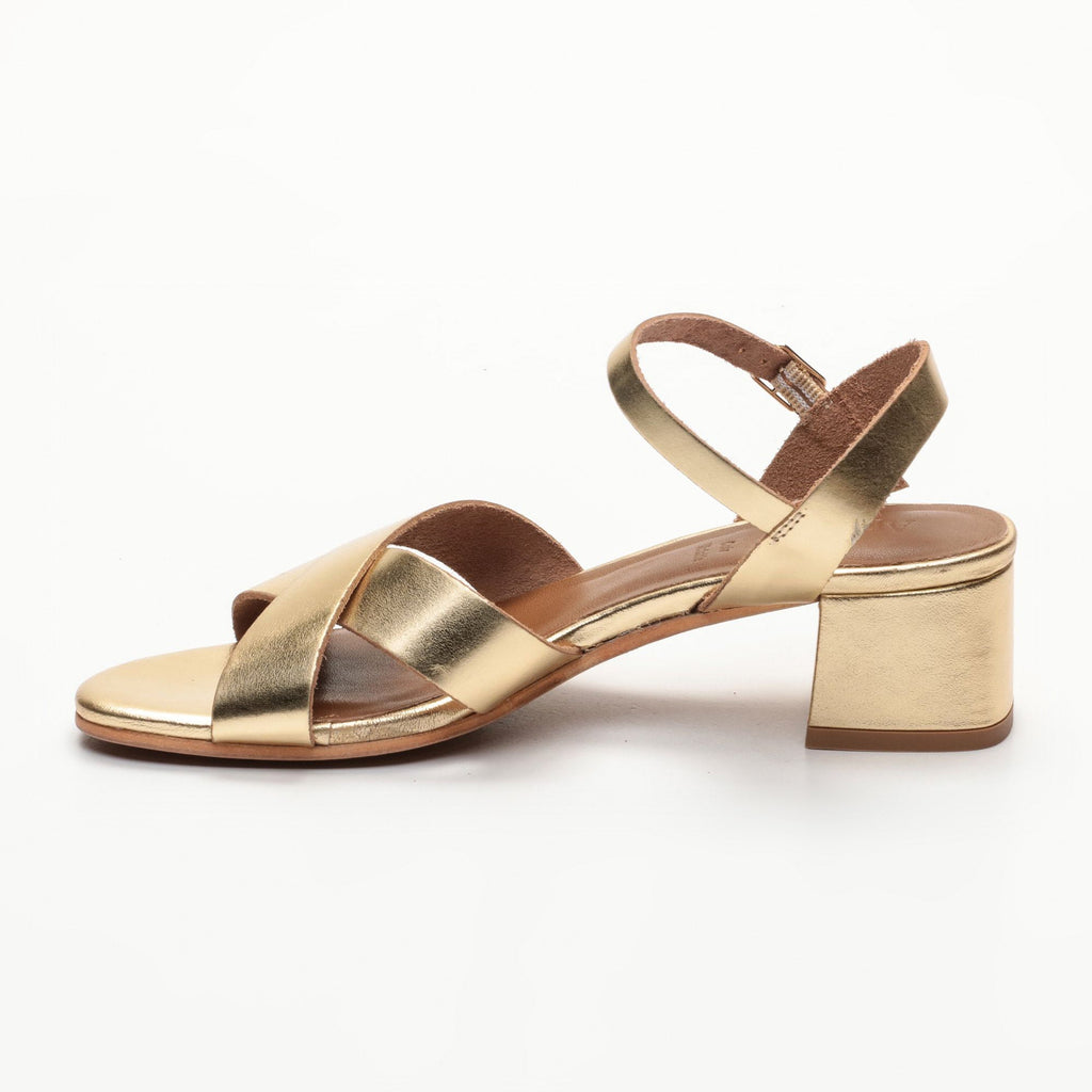 Apolina - Evy Heeled Sandals - Gold