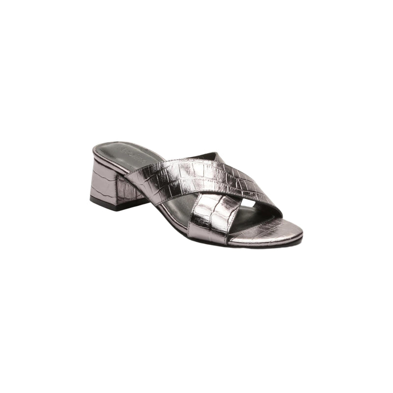 Mules À Talons Baudi - Gris