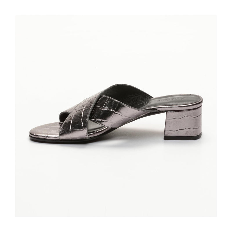 Mules À Talons Baudi - Gris