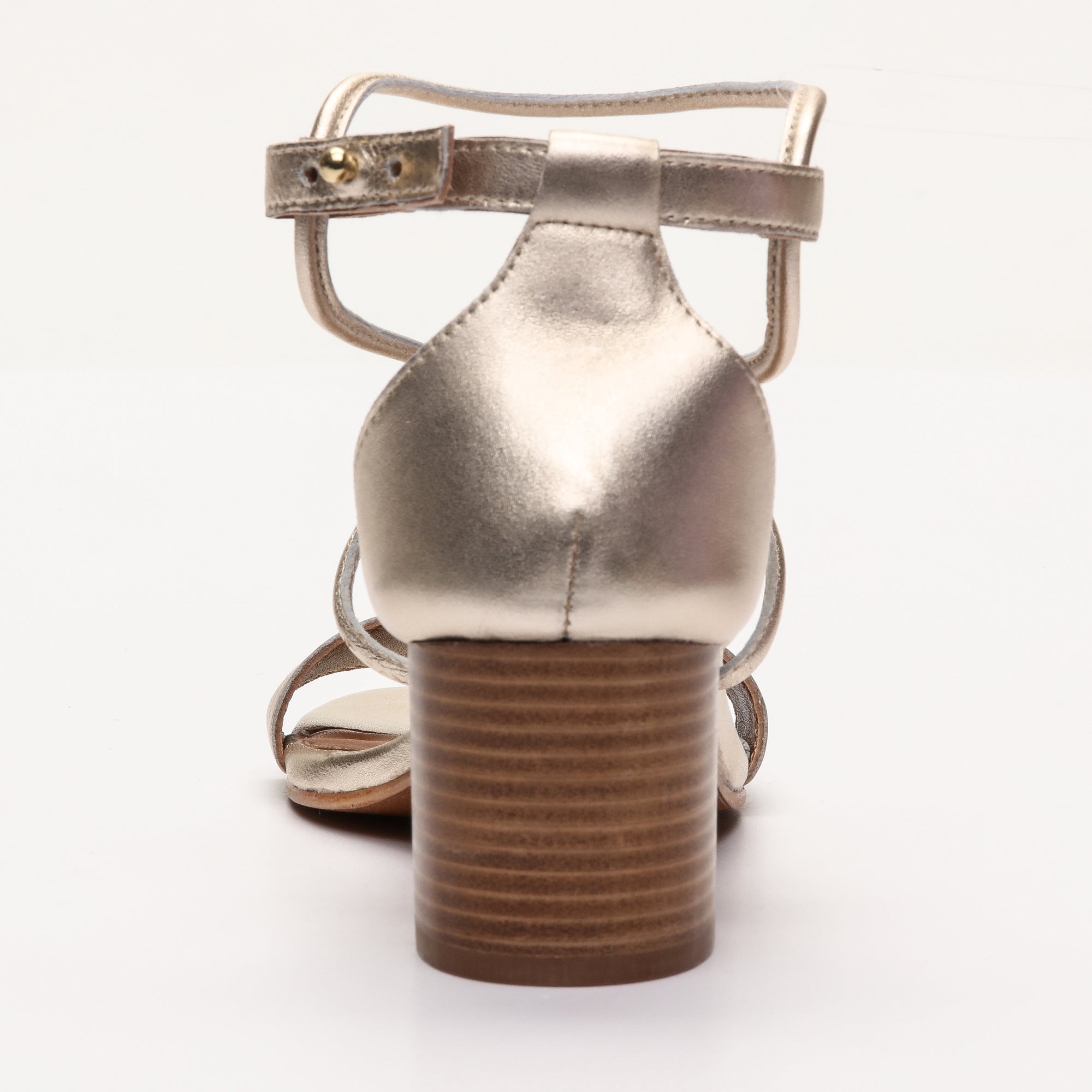 Apolina - Heeled Sandals Poppa - Gold