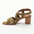 Apolina - Heeled Sandals Pavi - Green