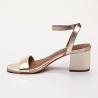 Apolina - Gaia Heeled Sandals - Gold