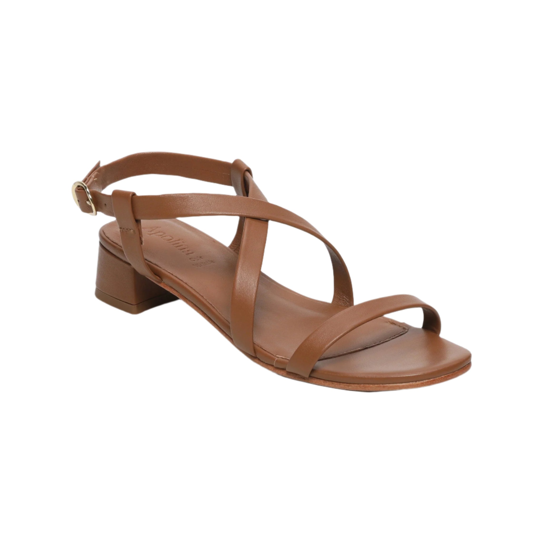 Apolina - Sandalias de Tacón Justine - Marrón