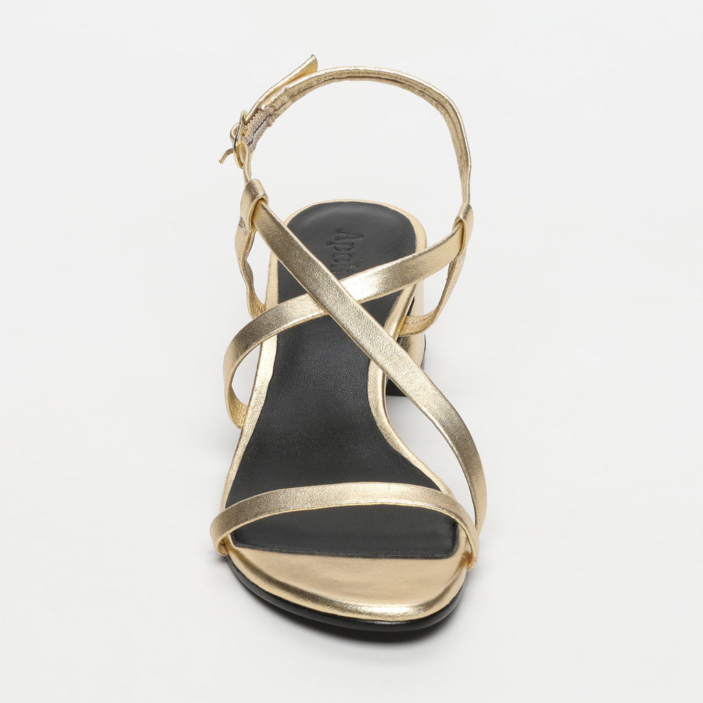 Apolina - Sandalias de tacón Gloria - Dorado