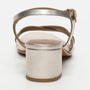 Apolina - Sandales A Talon Elvyne - Doré